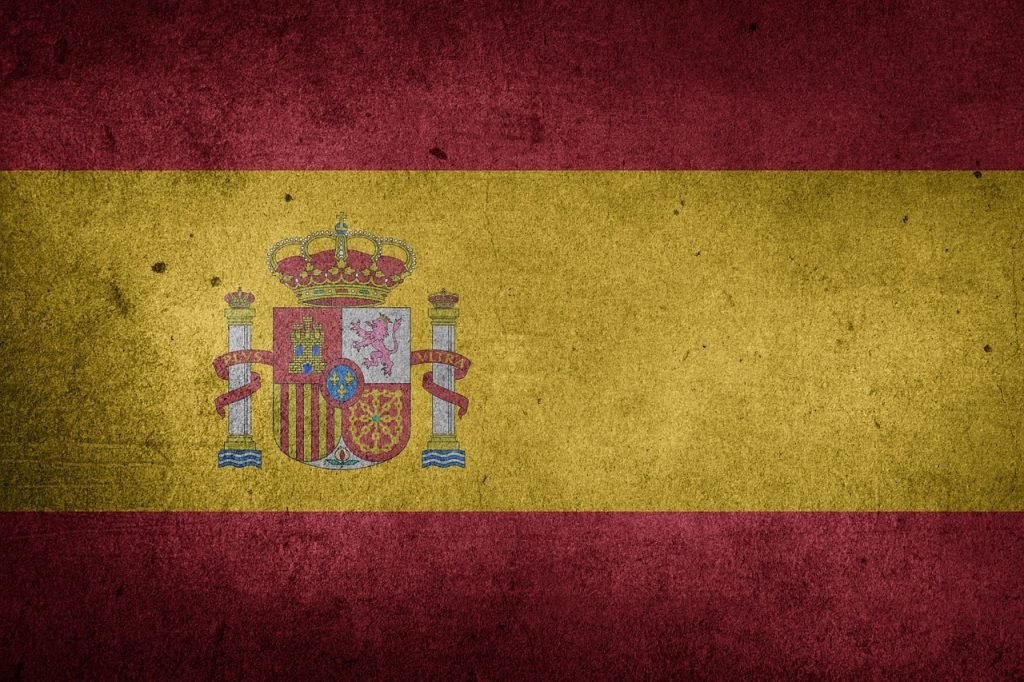 I Numeri Cardinali e Ordinali in Spagnolo 1 flag, spain, europe